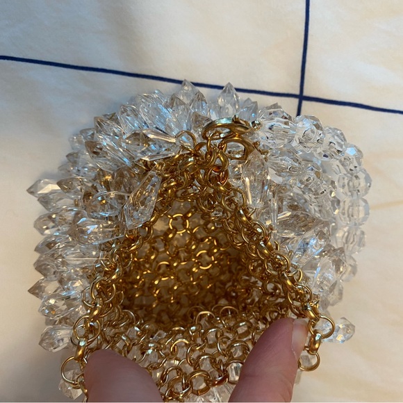 Mini Crystal Evening Beaded Clutch Bag - Picture 12 of 14